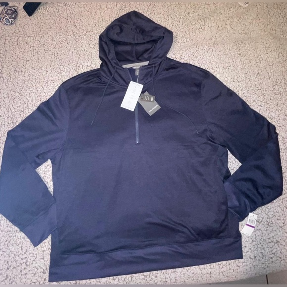 NWT VAN HEUSEN QUICK DRY, SPF 50, WICKING LONG SLEEVE SIZE XXL DARK BLUE - Picture 6 of 7